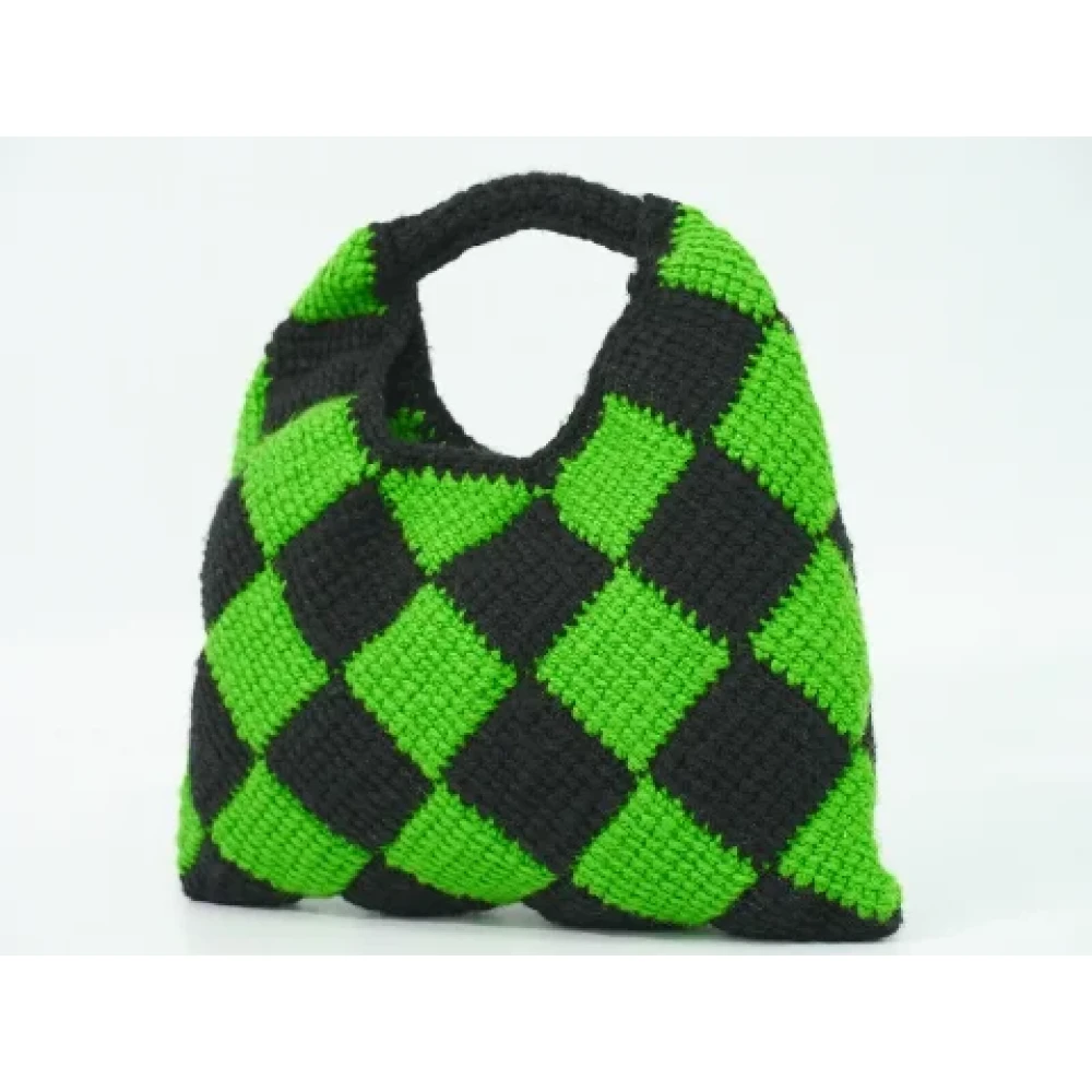 Marni Pre-owned Wool handbags Green Dames