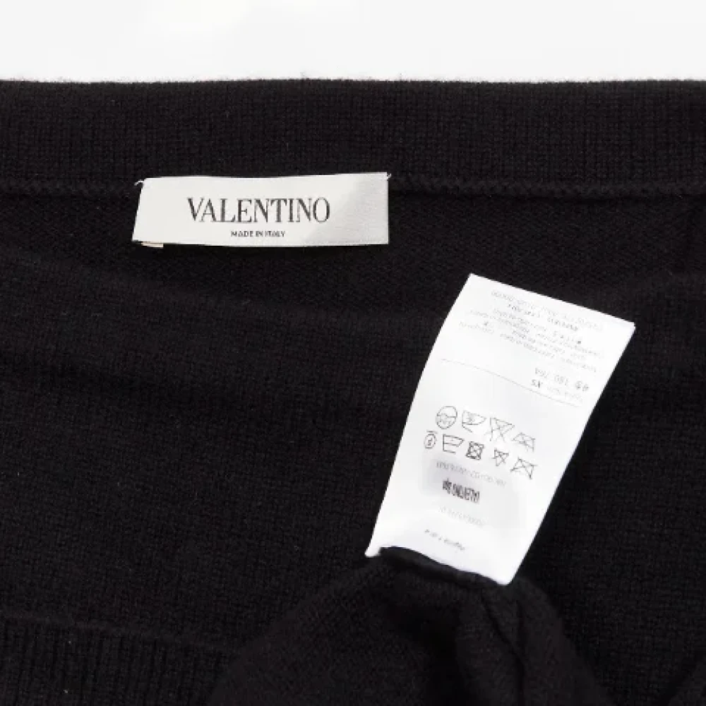 Valentino Vintage Pre-owned Cashmere tops Black Dames