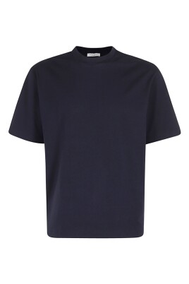 t-shirt-jersey-bleu-manches-courtes-col-rond