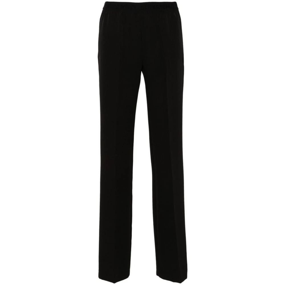 Ermanno Scervino Zwarte Cady Broek Rechte Pijp Black Dames