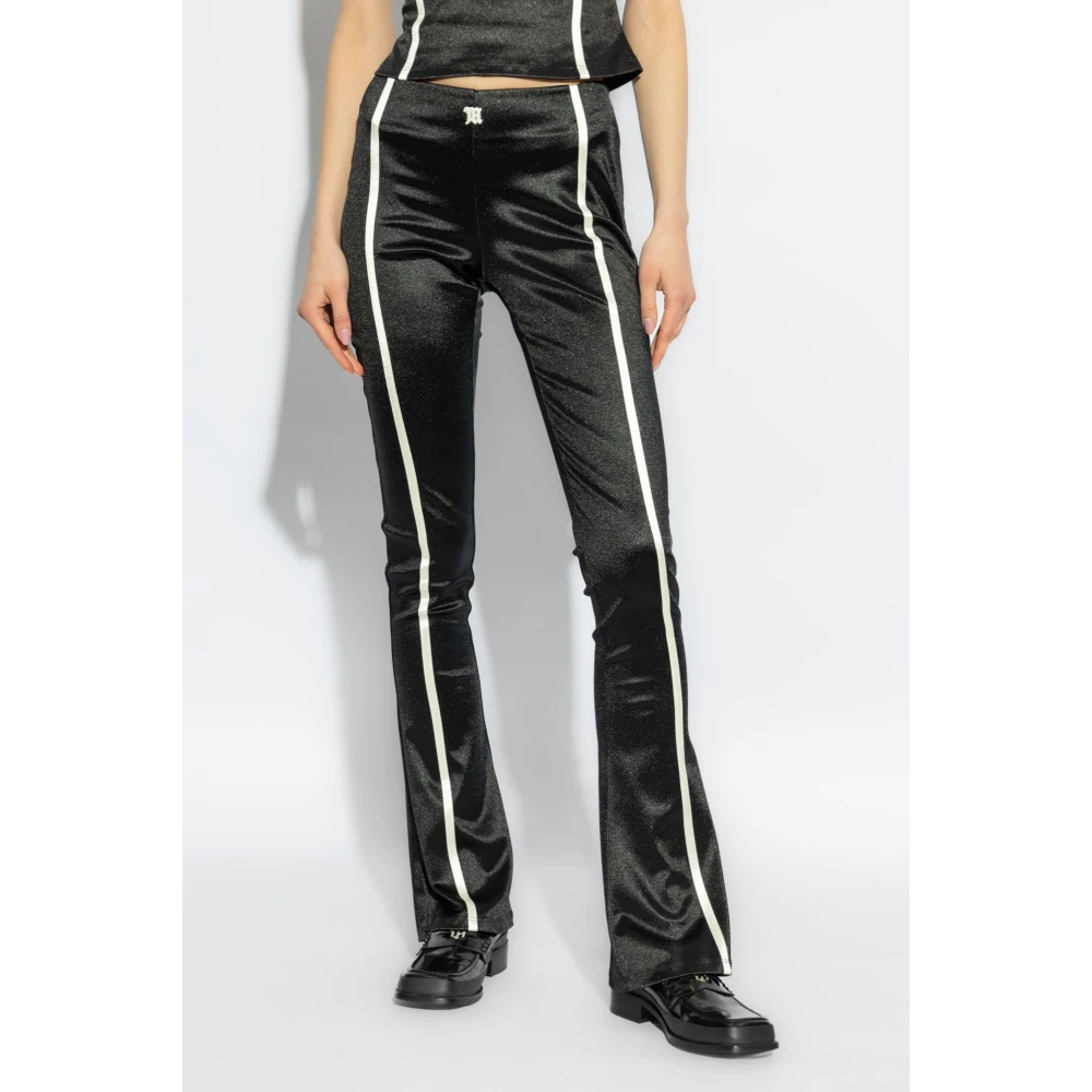 Misbhv Wijde broek Black Dames