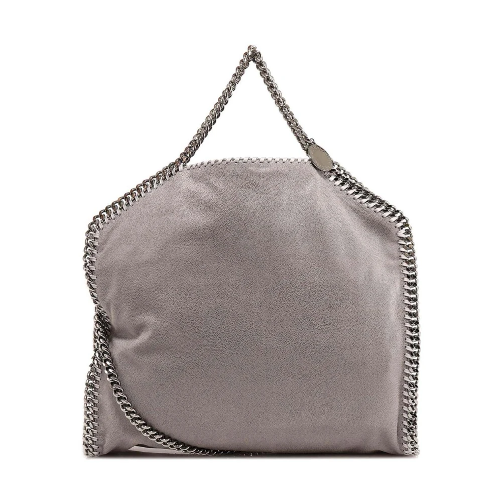 Stella Mccartney Stijlvolle Fold Over Tote Bag Gray Dames