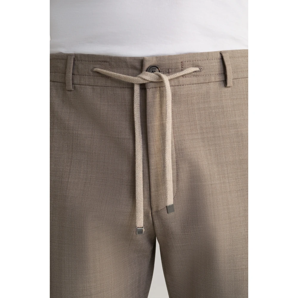 Joop! Elastische taille herenbroek Brown Heren