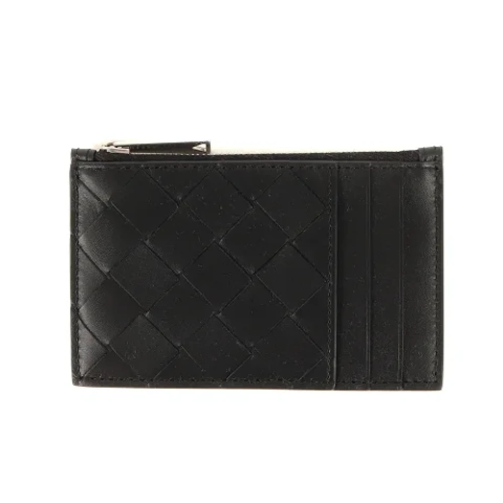 Bottega Veneta Vintage Pre-owned Leather wallets Black Heren