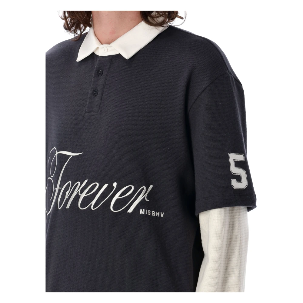 Misbhv Dubbel Laags Forever Polo Black Heren