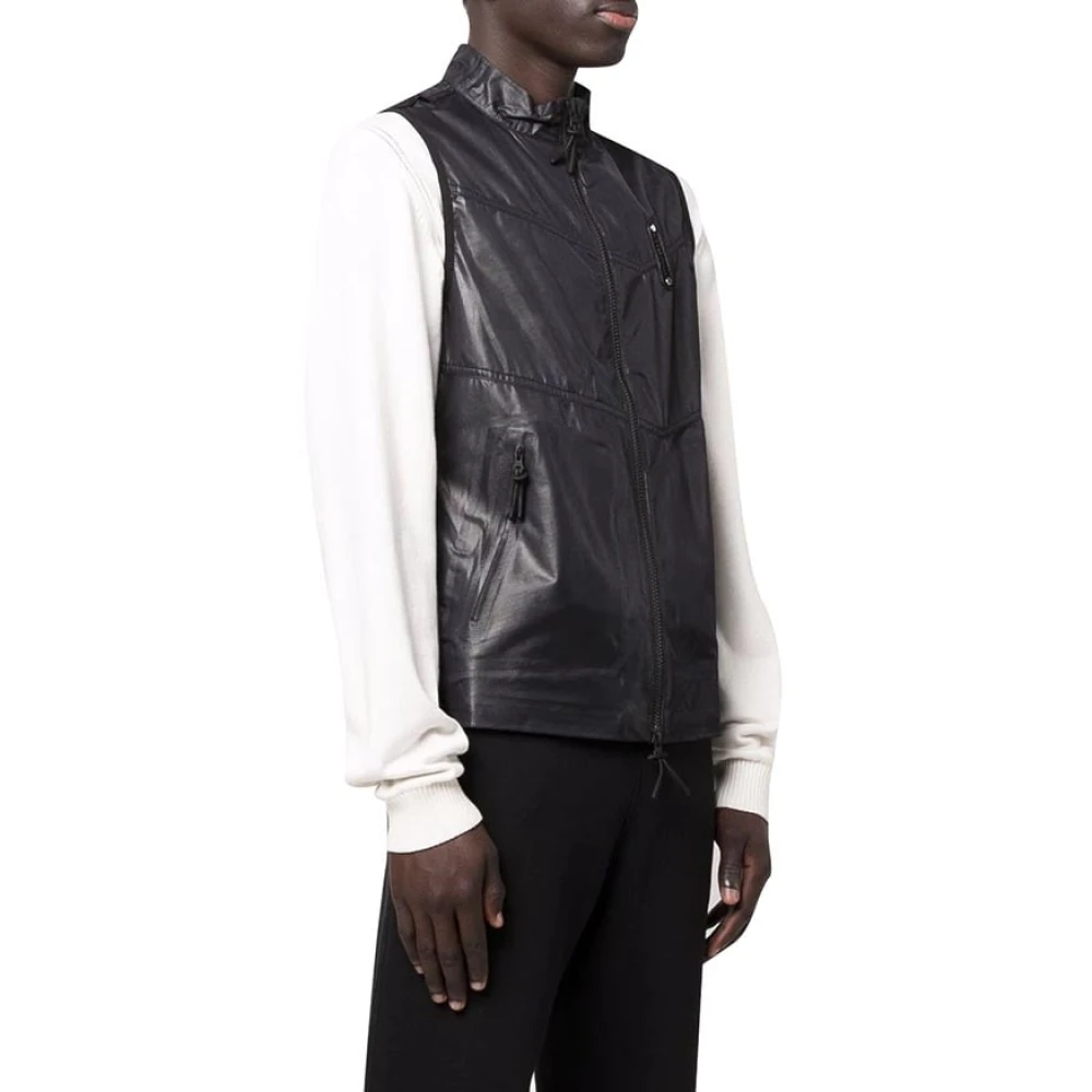 A-Cold-Wall Zwarte Utility Vest met Rits Black Heren
