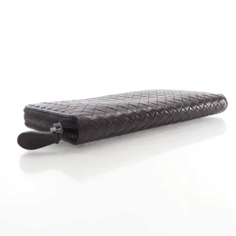 Bottega Veneta Vintage Pre-owned Leather wallets Brown Dames
