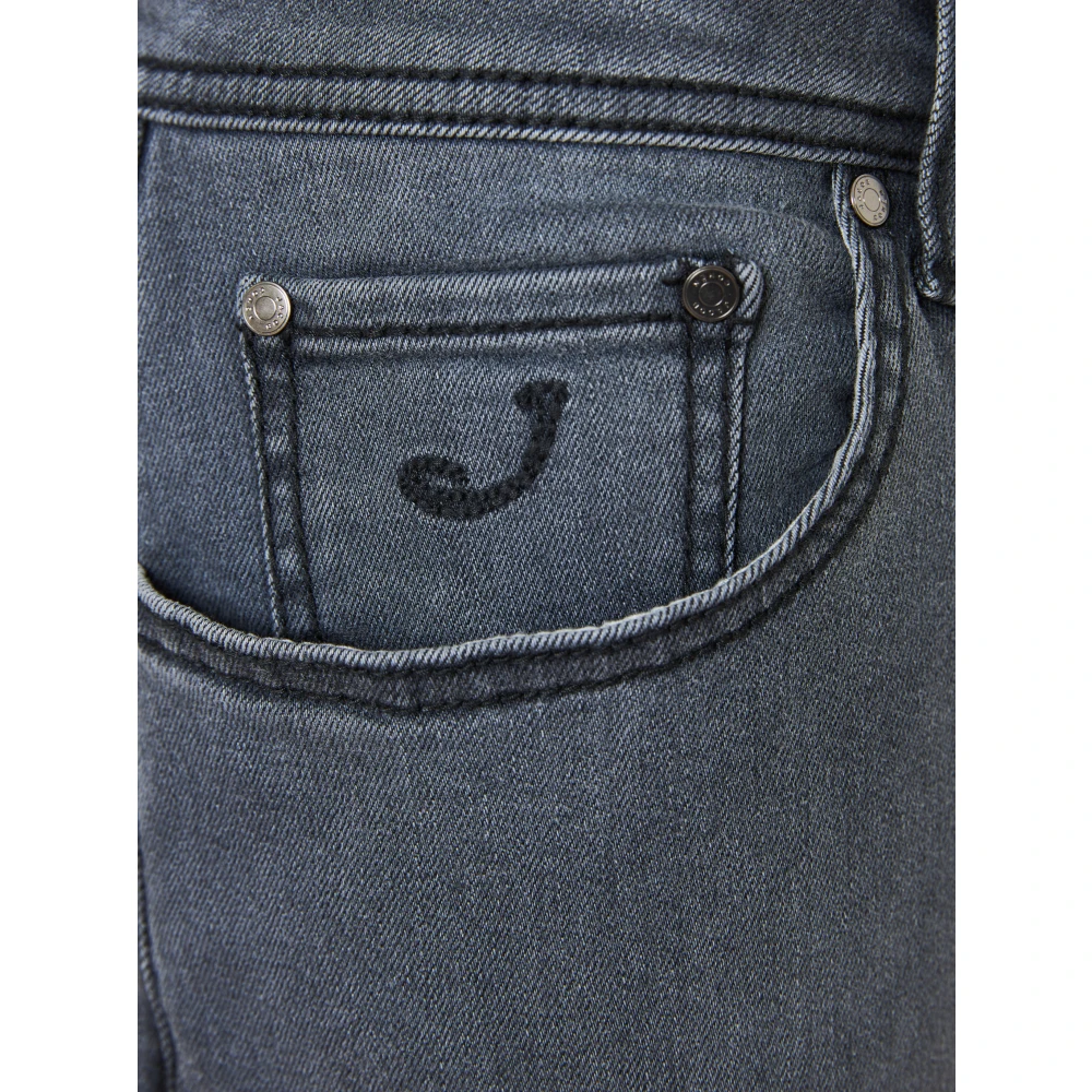 Jacob Cohën Stretch jeans met binnen details Gray Heren