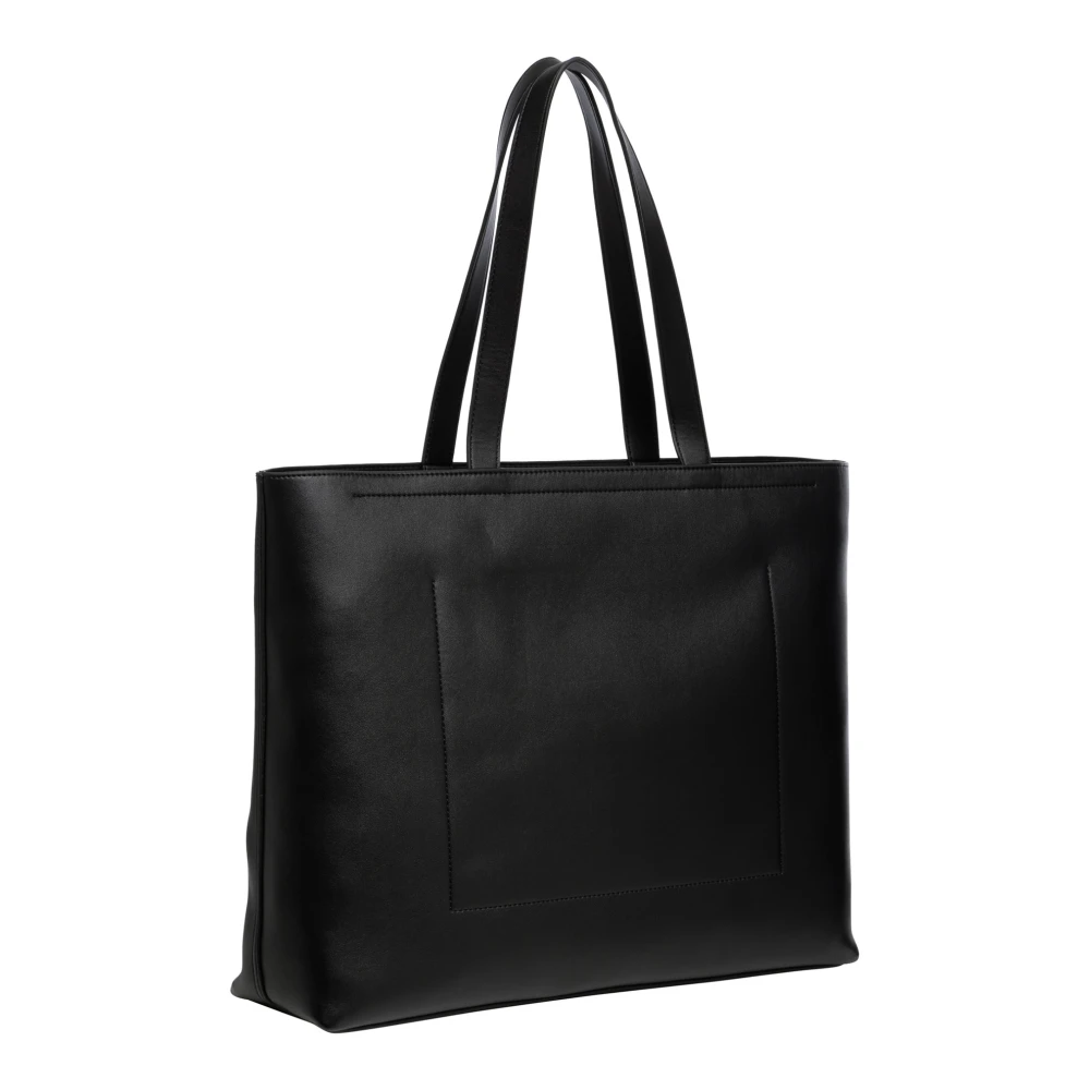 Calvin Klein Jeans Stijlvolle Tote Bag met Ritssluiting Black Dames