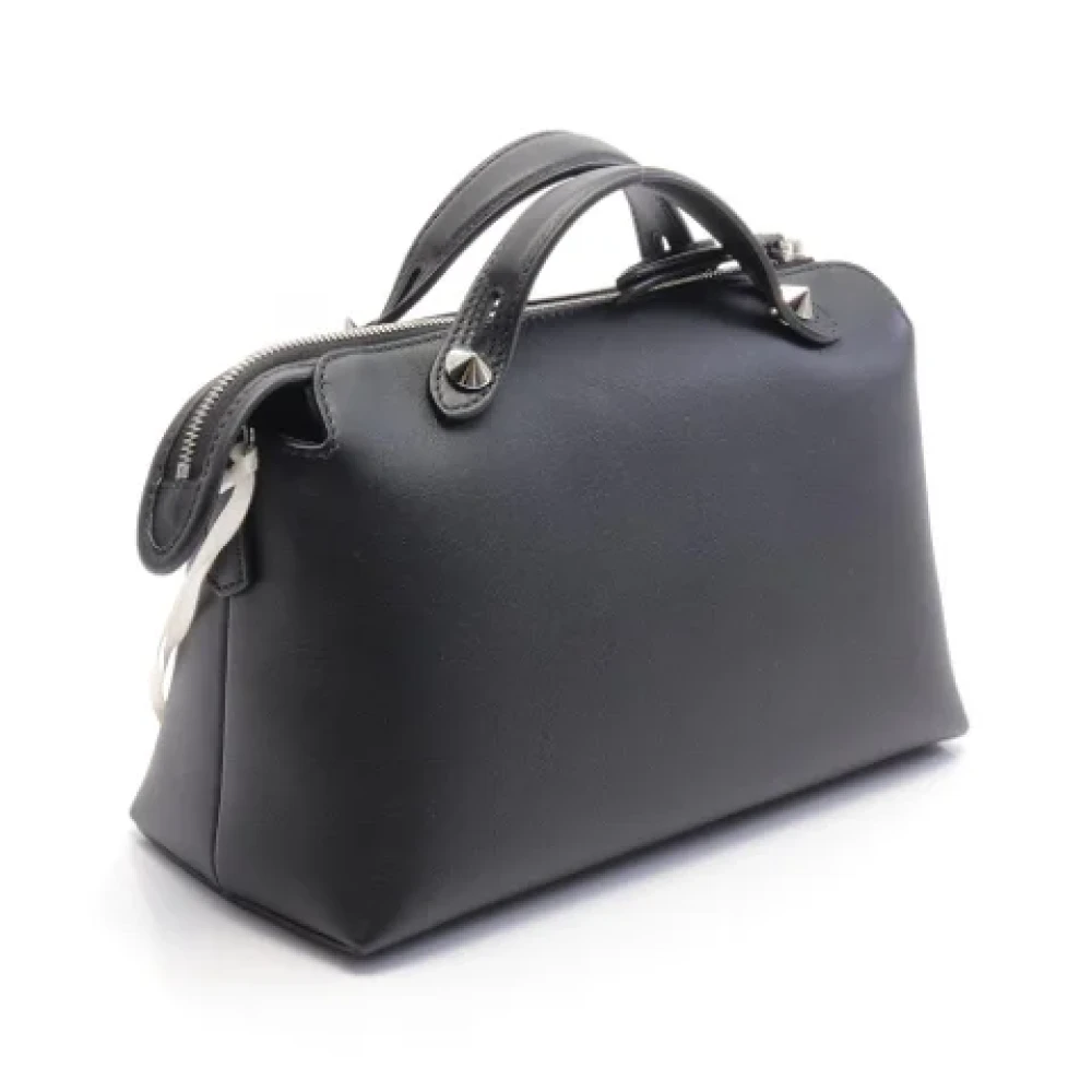 Fendi Vintage Pre-owned Leather handbags Black Dames