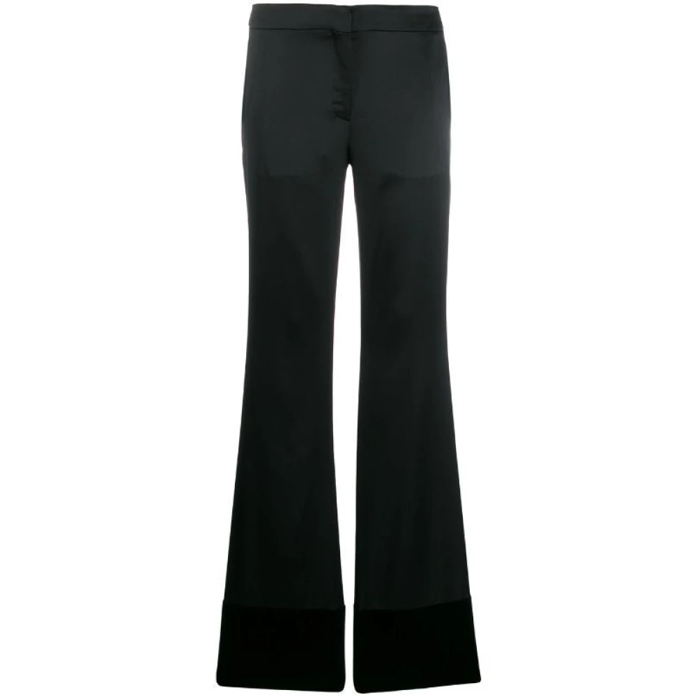 Moschino Blauwe Textiel Broek Black Dames