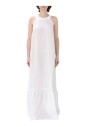 robe-longue-en-lin-blanc-volant