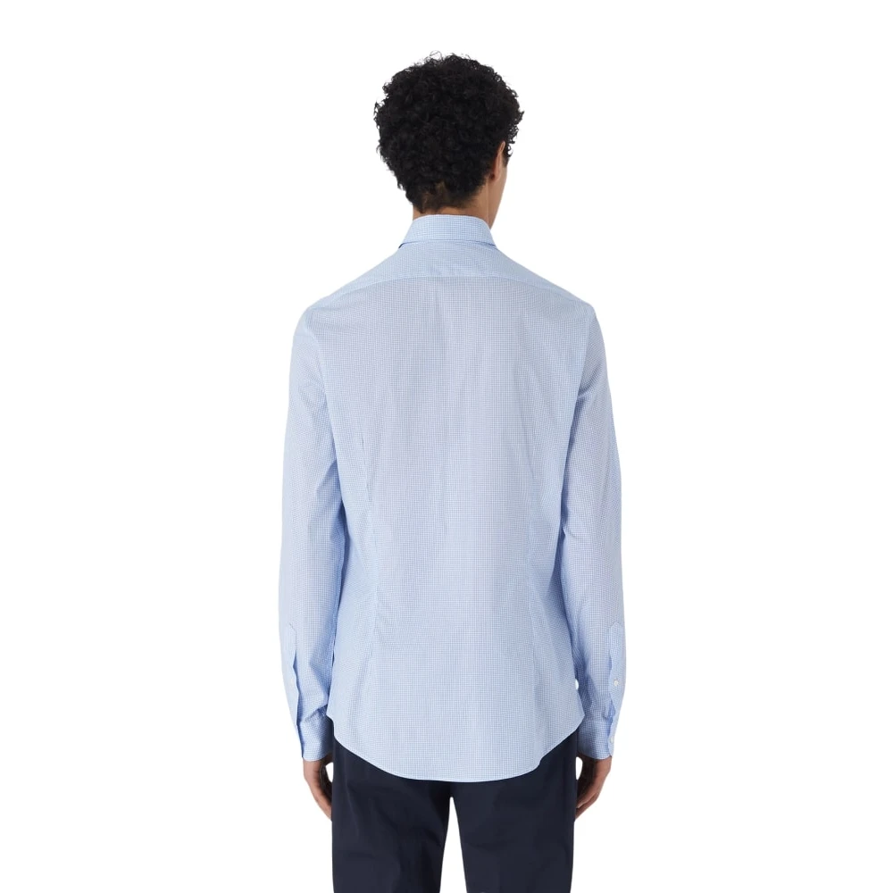 Trussardi Lange mouwen overhemd Blue Heren