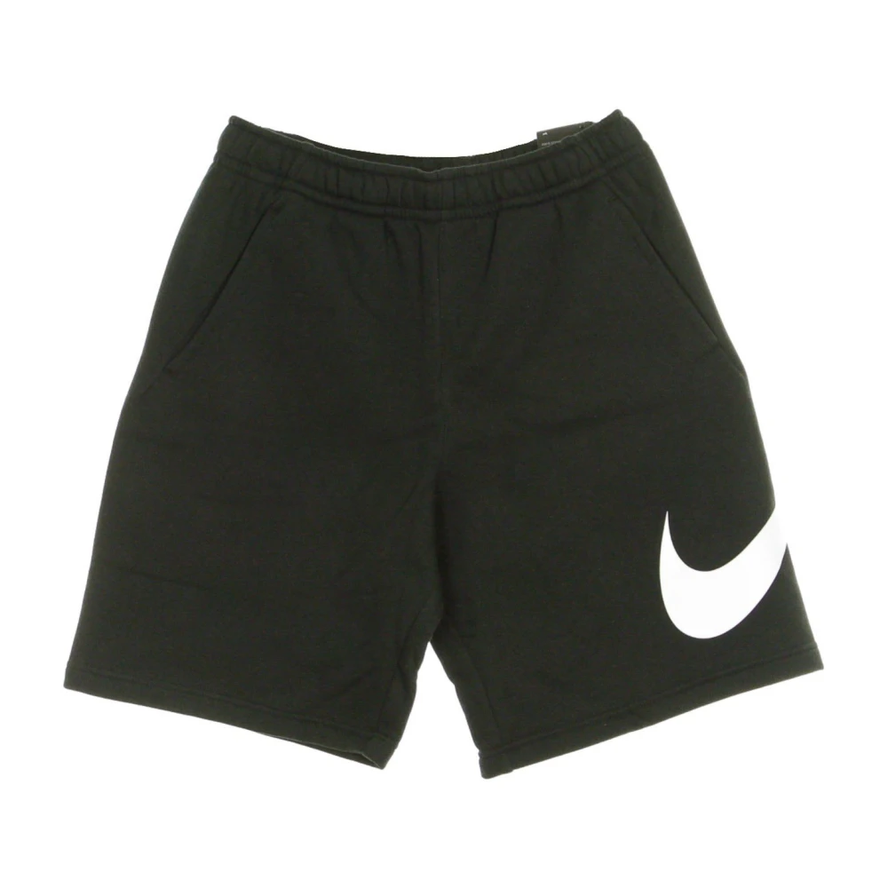 Nike Korte Sweatpants Sports Club Black Heren