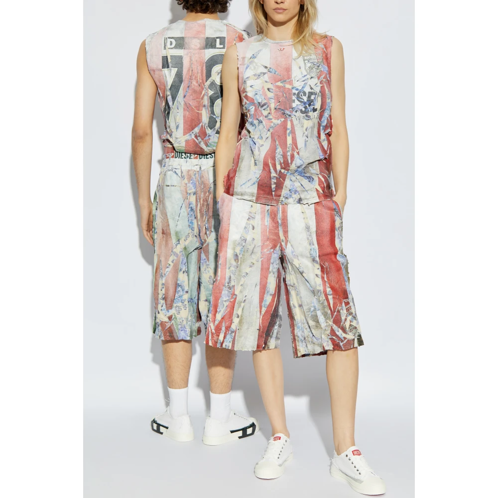 Diesel Shorts P-Helge Multicolor Unisex