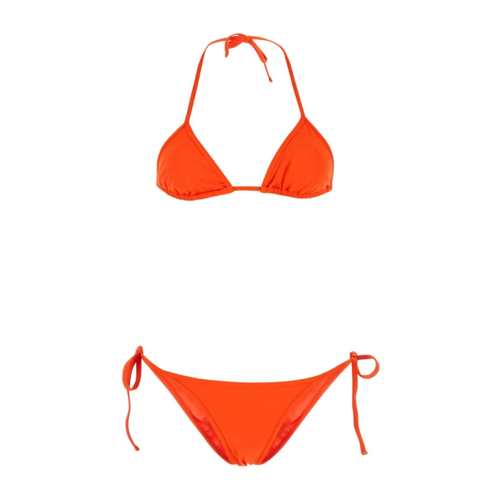 The Attico Fluo Oranje Stretch Bikini Orange Dames
