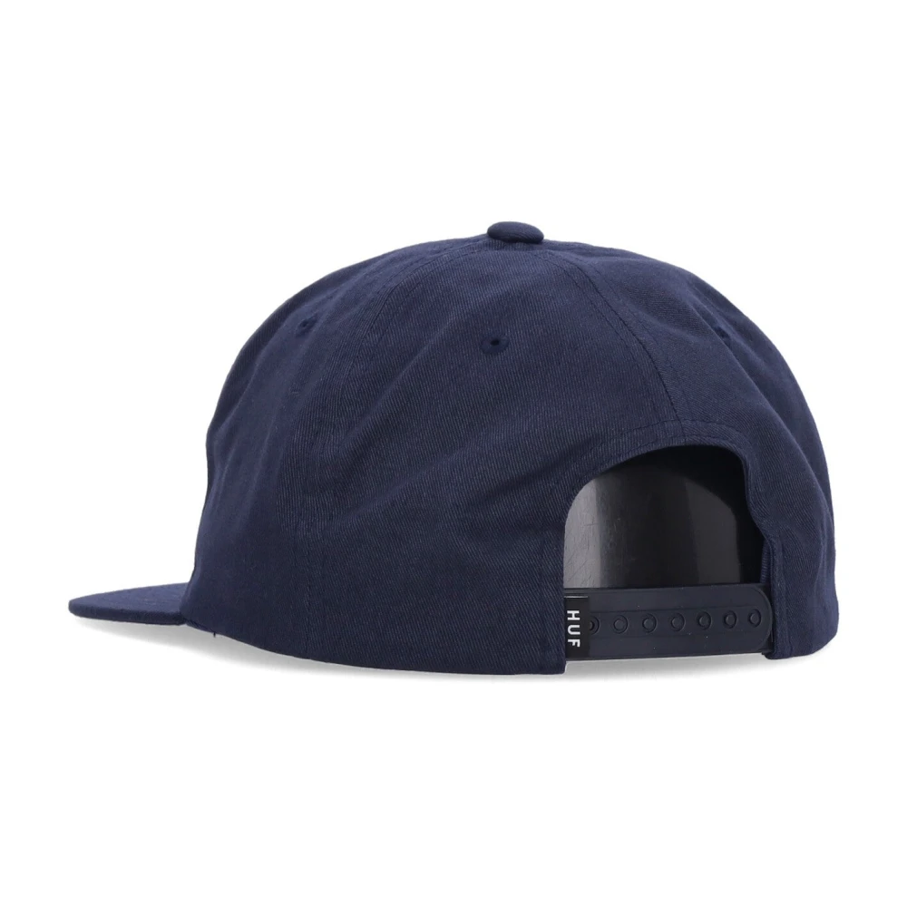 HUF Platte klep pet Snapback Navy Blue Heren