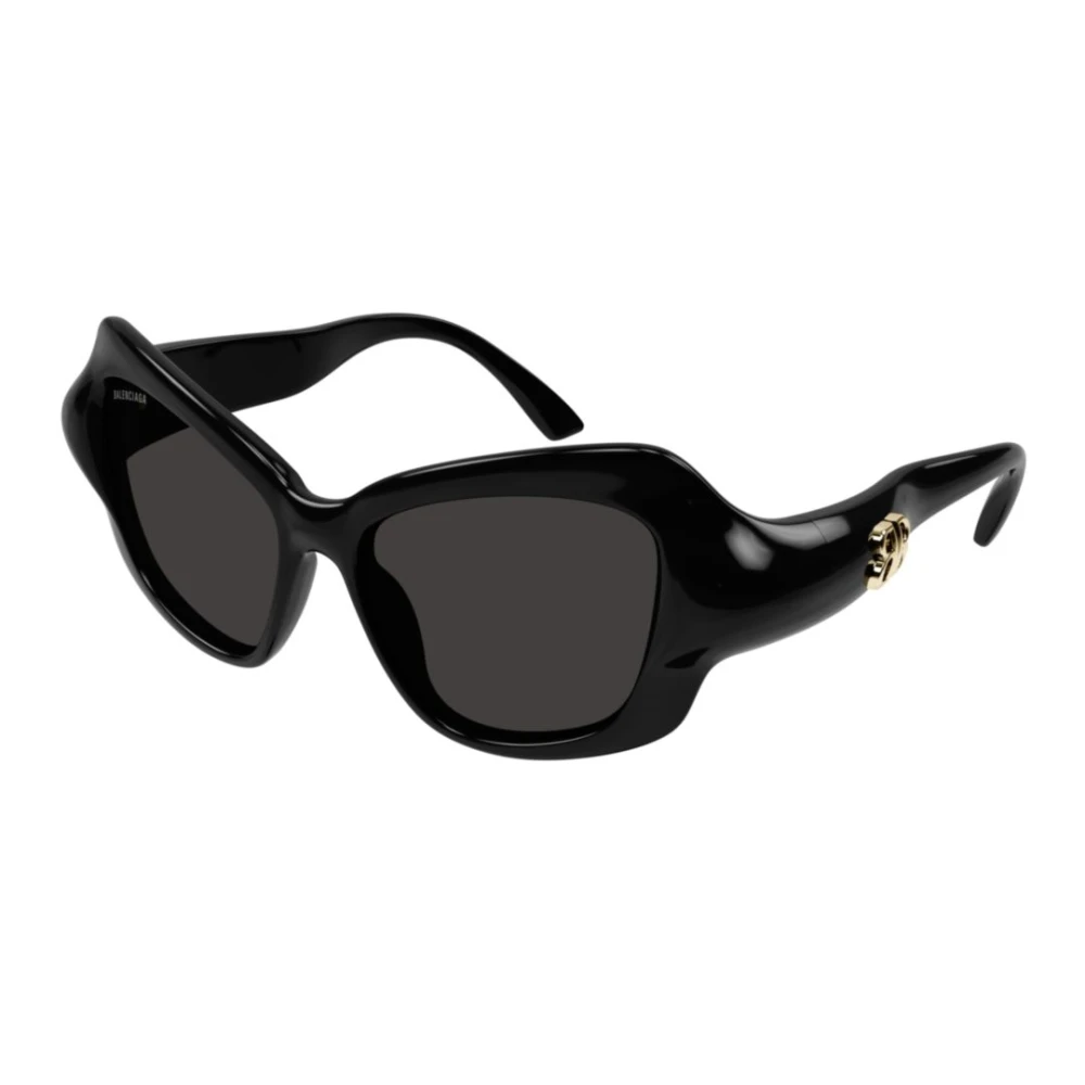 Balenciaga Unisex Black Sunglasses, 58 Mm, Cat-Eye Sunglasses