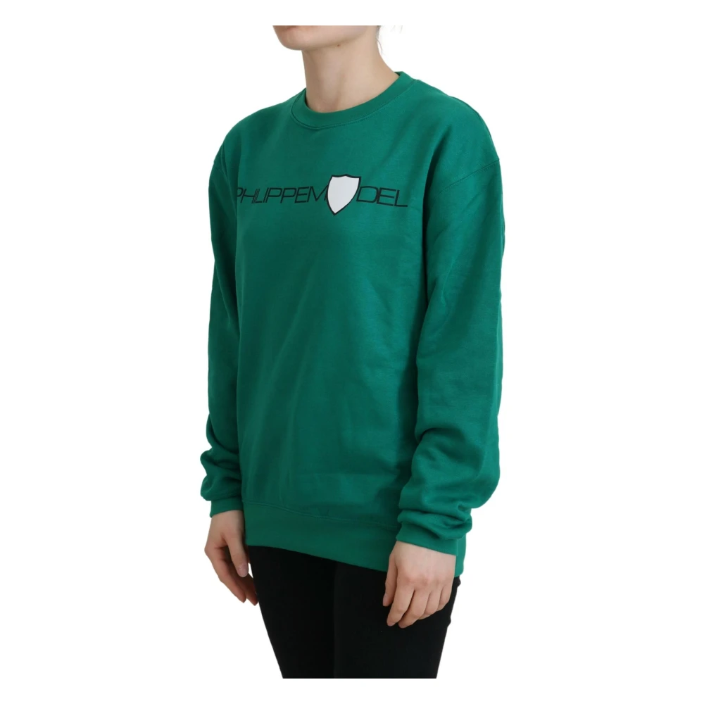 Philippe Model Groene Bedrukte Trui met Lange Mouwen Green Dames