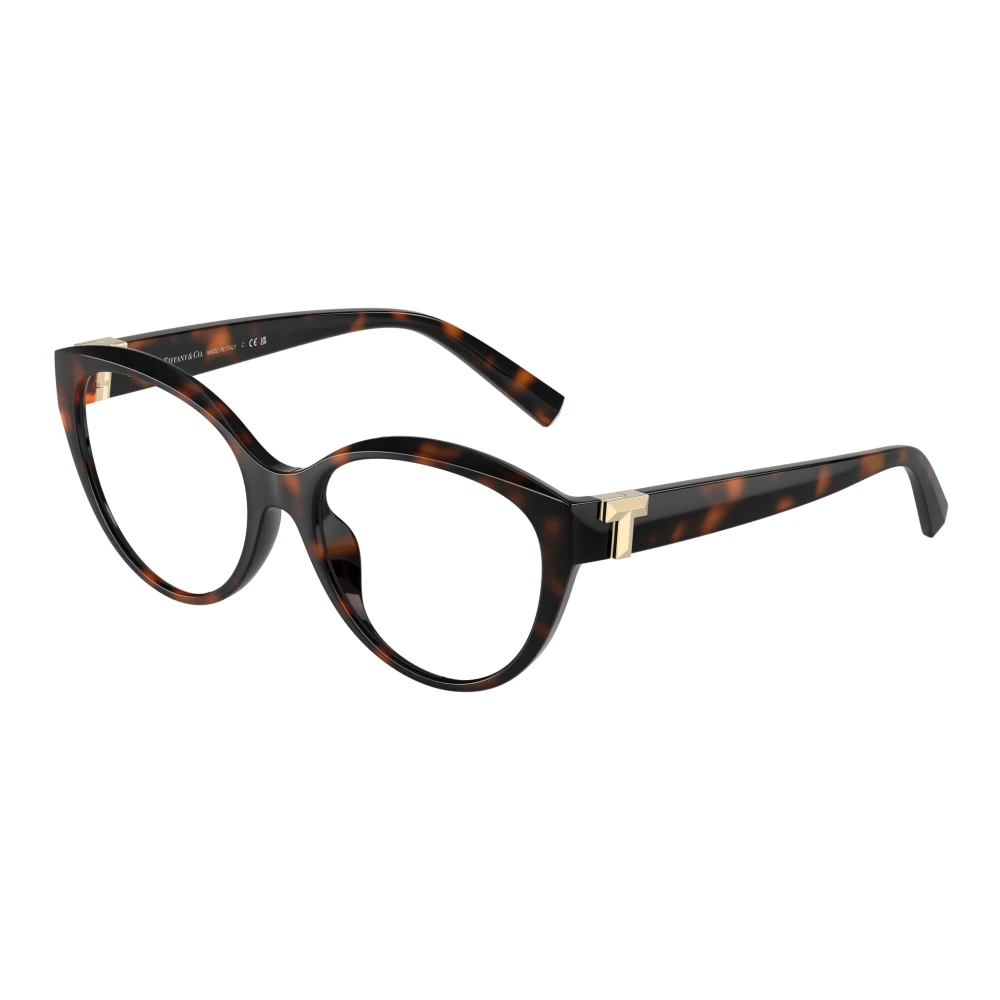 Tiffany Stijlvolle Bril in Zwart Brown Dames