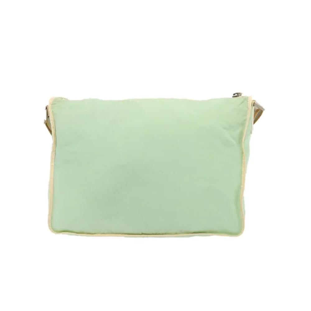 Fendi Vintage Pre-owned Nylon fendi-bags Green Dames
