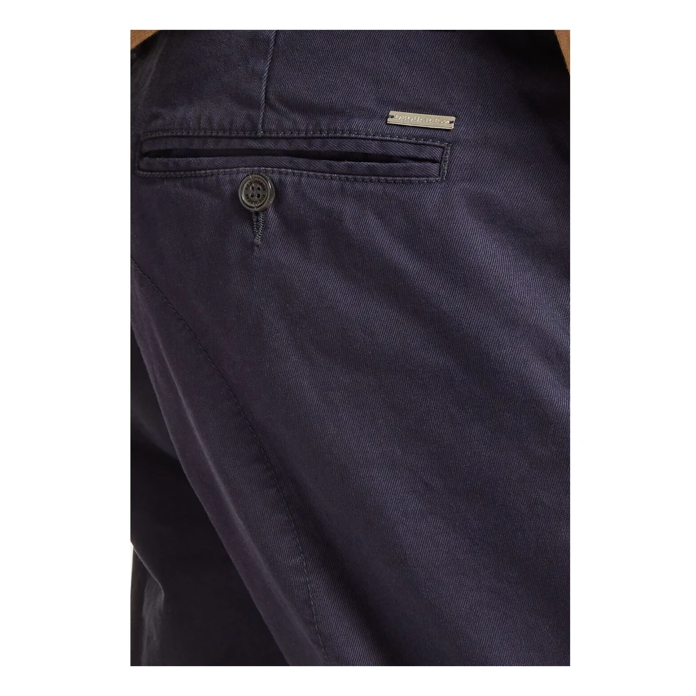 Dsquared2 Blauwe Chino Broek Slim Fit Blue Heren