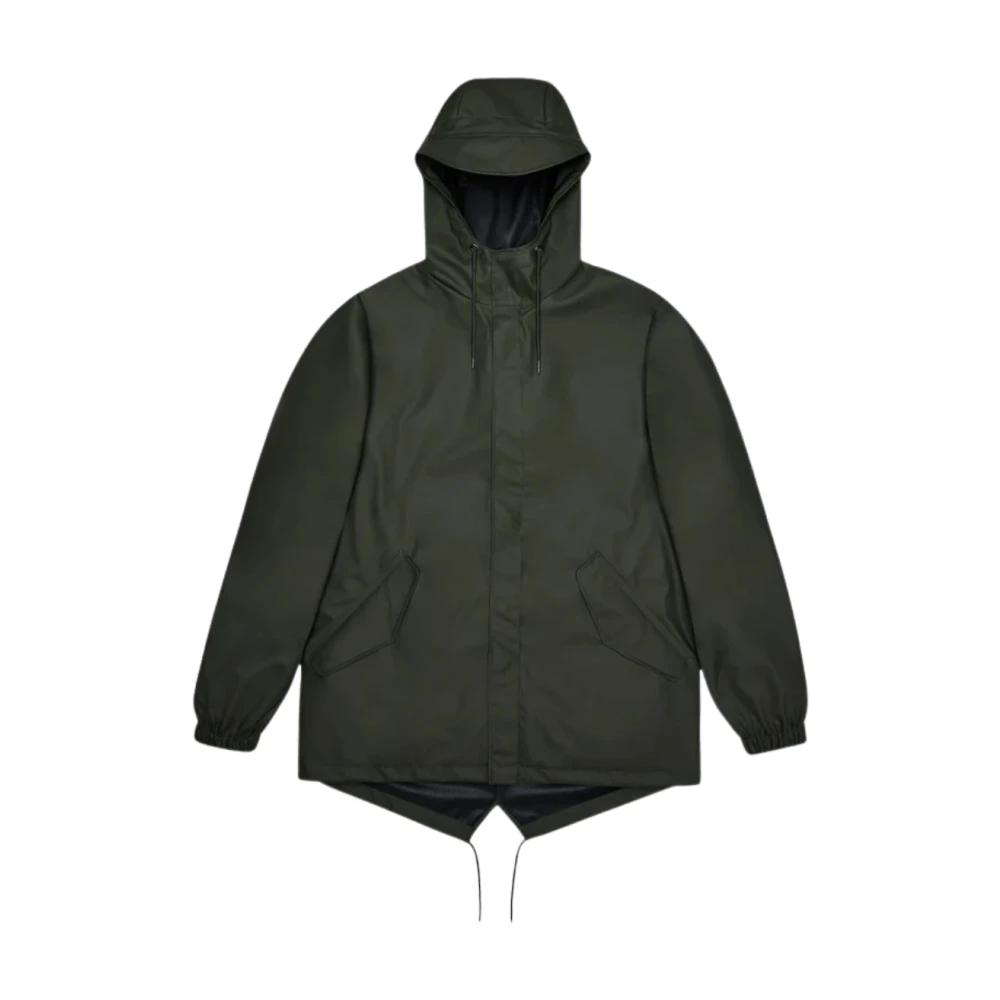 Rains, Unisex, Regenjacken, Fishtail Jacket W3 2025-SS, Grün, (M) - Bild 5