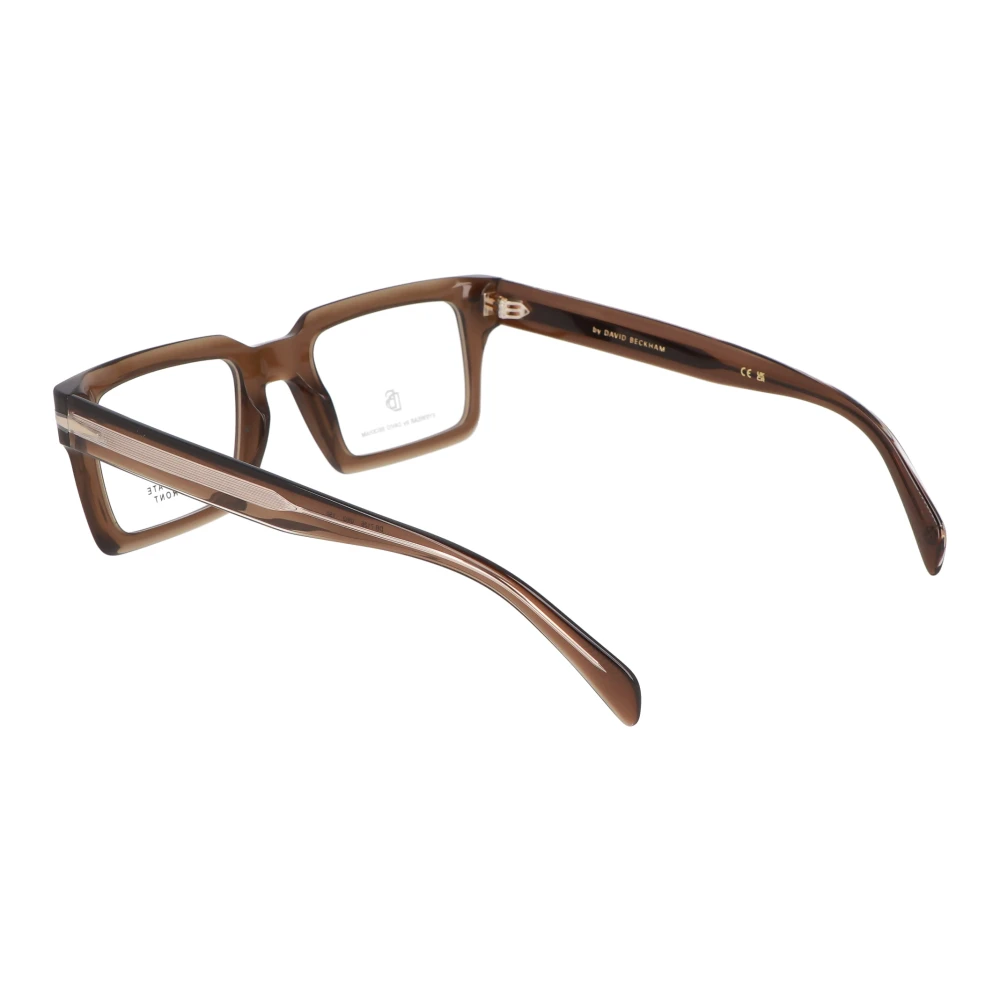 Eyewear by David Beckham Retro vierkante brilcollectie Brown Unisex