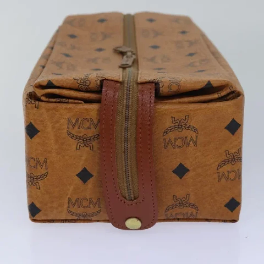 MCM Pre-owned Leather handbags Brown Dames