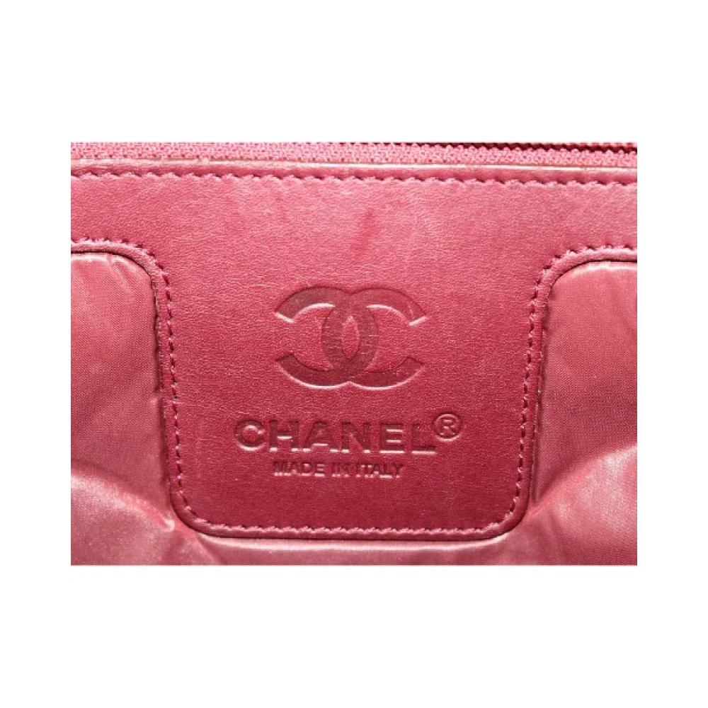 Chanel Vintage Pre-owned Nylon handbags Black Dames