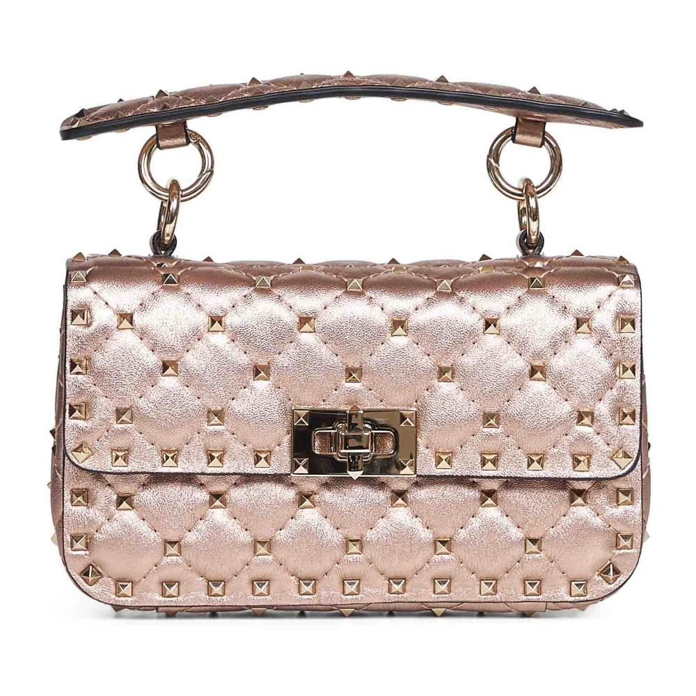 Valentino Garavani Women's Pink Rockstud Small Shoulder Bag - Handbags - One Size - Bags