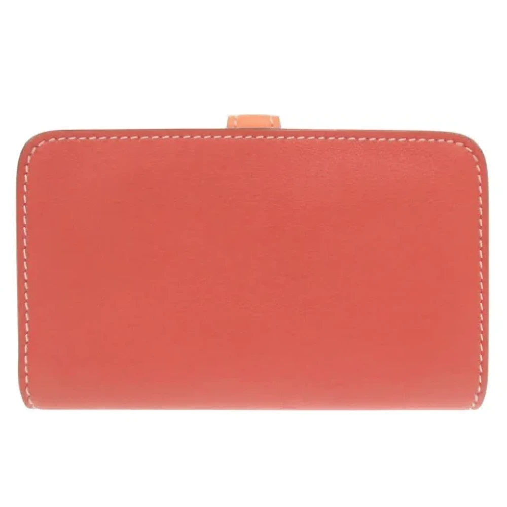 Hermès Vintage Pre-owned Leather wallets Pink Dames