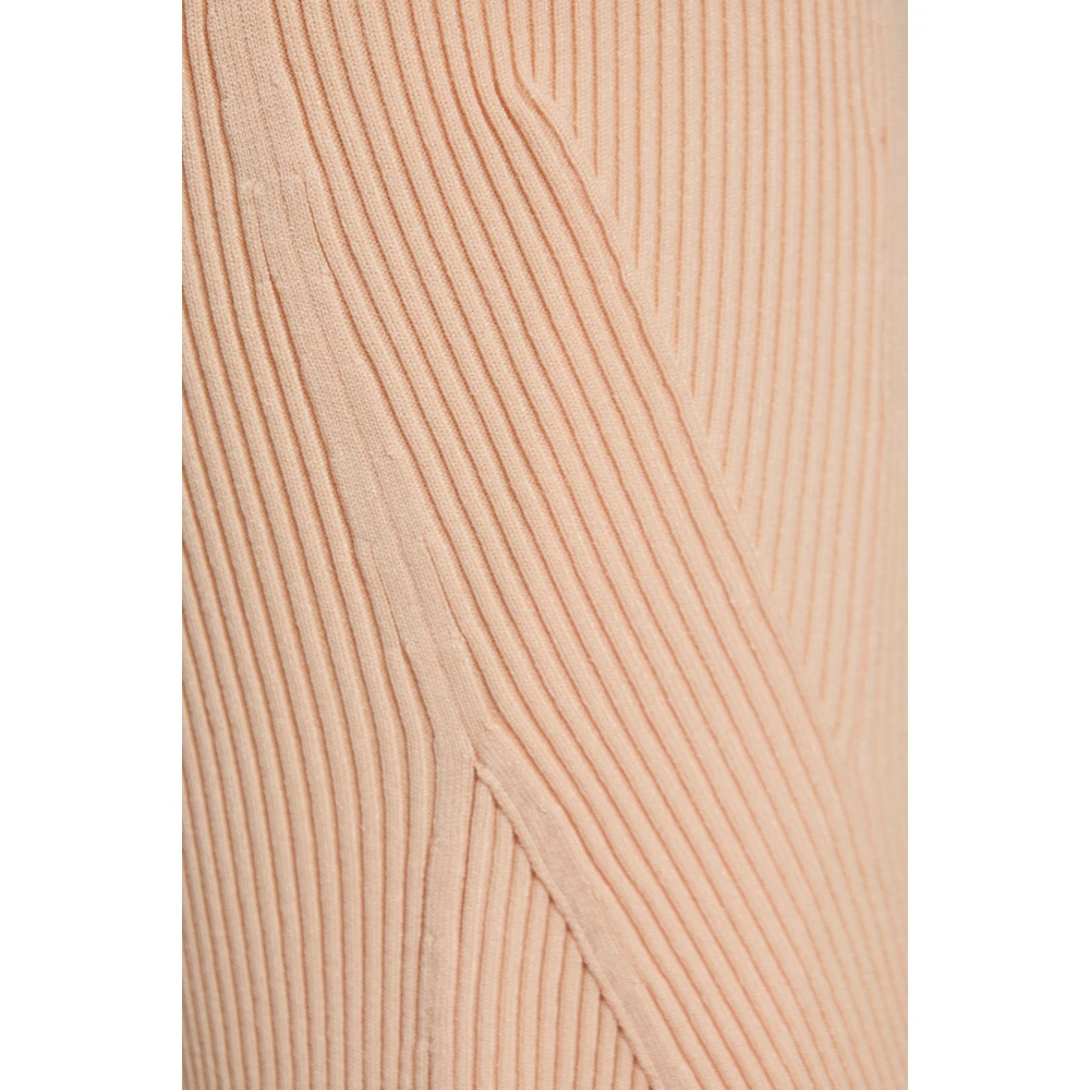 Victoria Beckham Geribbelde rok Orange Dames