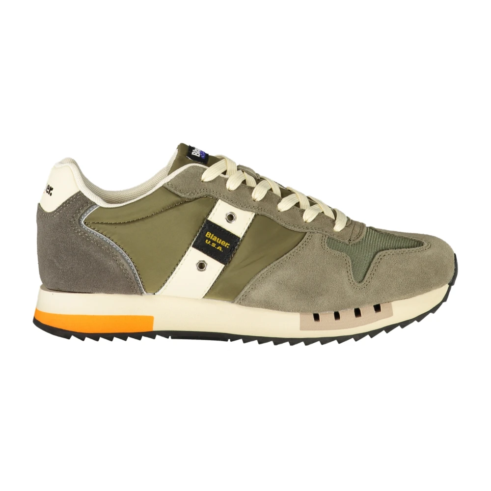 Blauer , Sneakers, Male, Green, 10 Uk, Sports Shoe With Laces