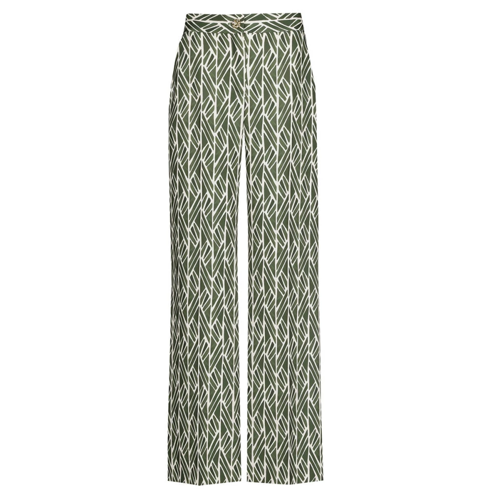 Caroline Biss Elegant Broek 1557 Green Dames