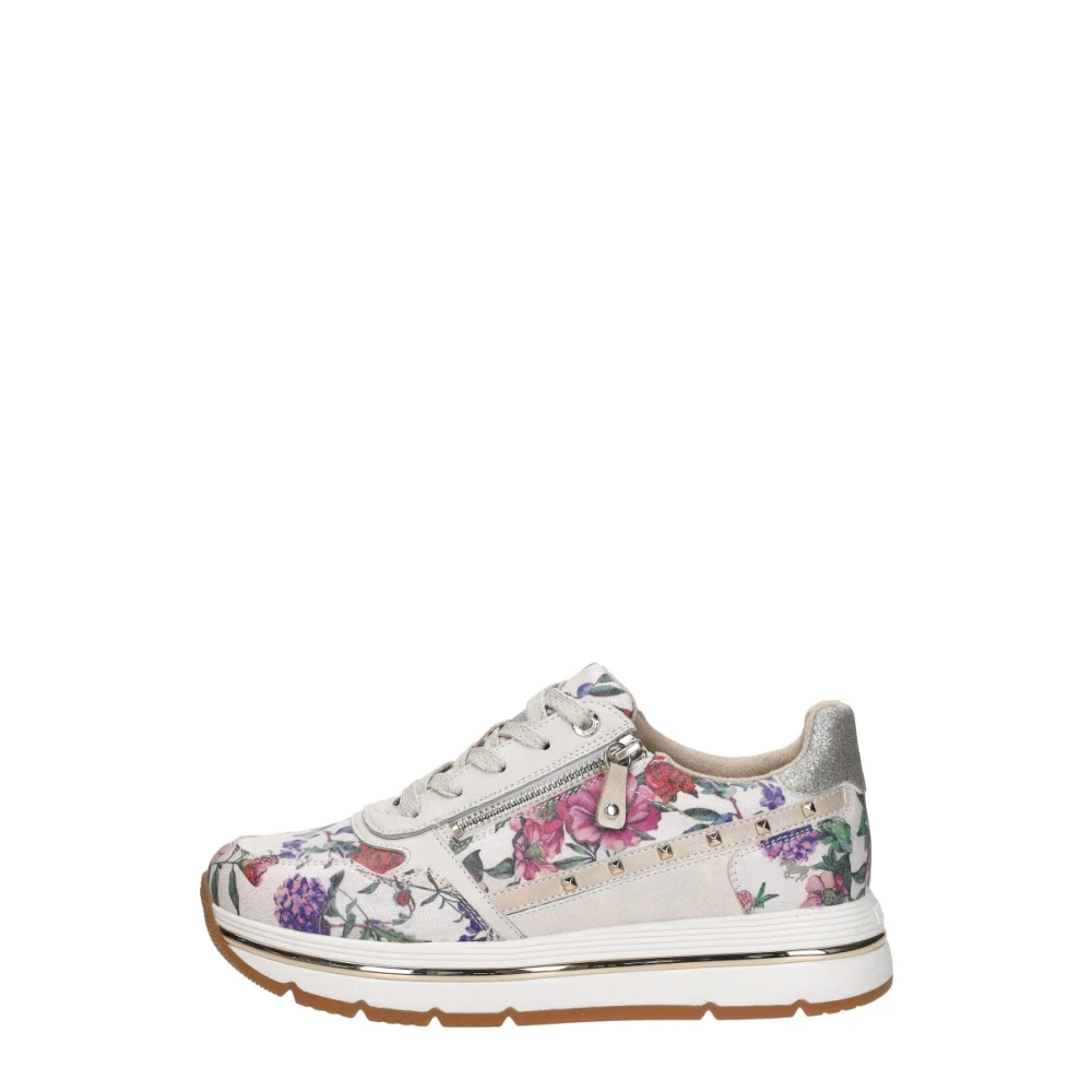 Mustang Sneakers Laag Dames Schoenen Veelkleurig Multicolor