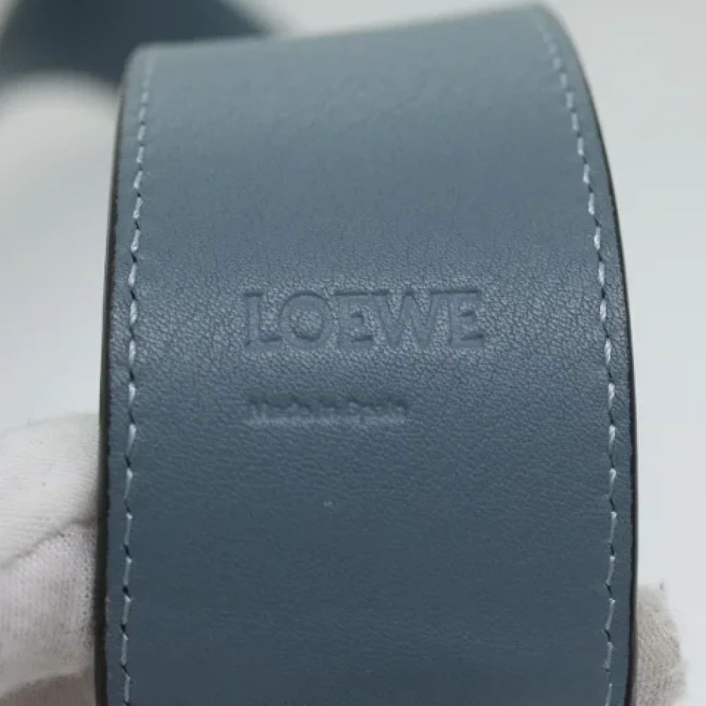 Loewe Pre-owned Leather home-office Blue Dames