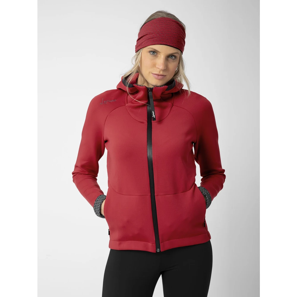 LaMunt Sunset Red Antje Thermische Hoodie Red Dames