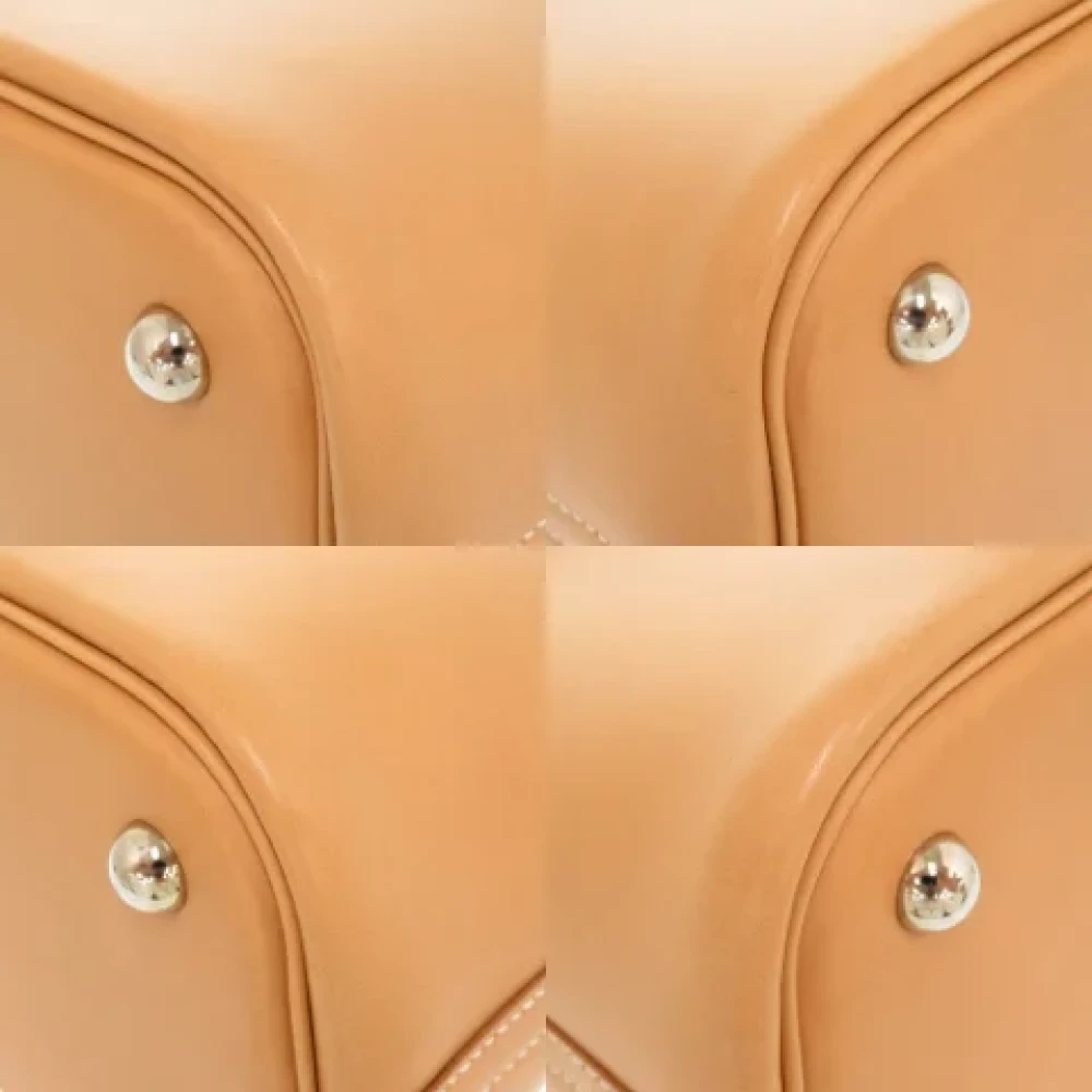 Hermès Vintage Pre-owned Leather handbags Brown Dames