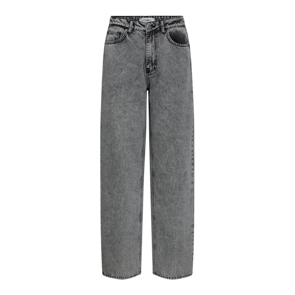 Co'Couture Nieuwe Vikacc Jeans Broek Mid Grey Gray Dames