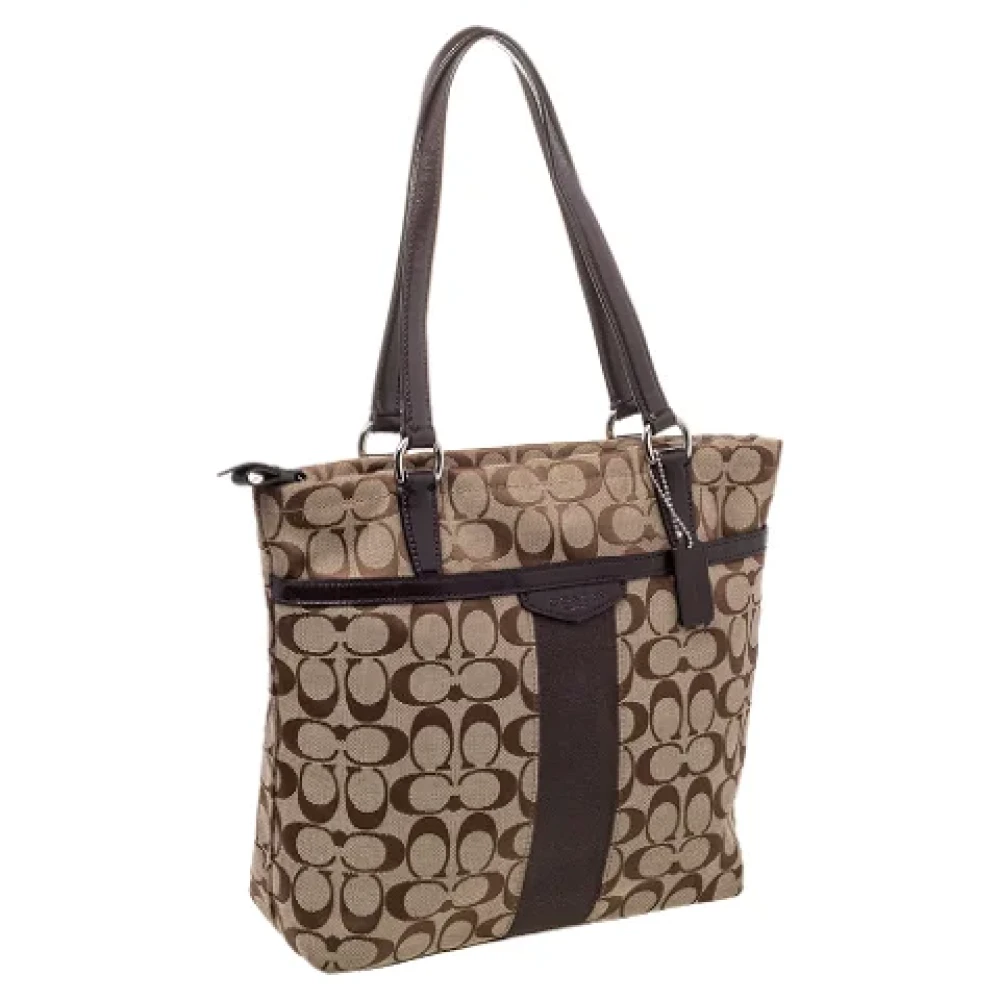 Coach Pre-owned Canvas totes Beige Dames