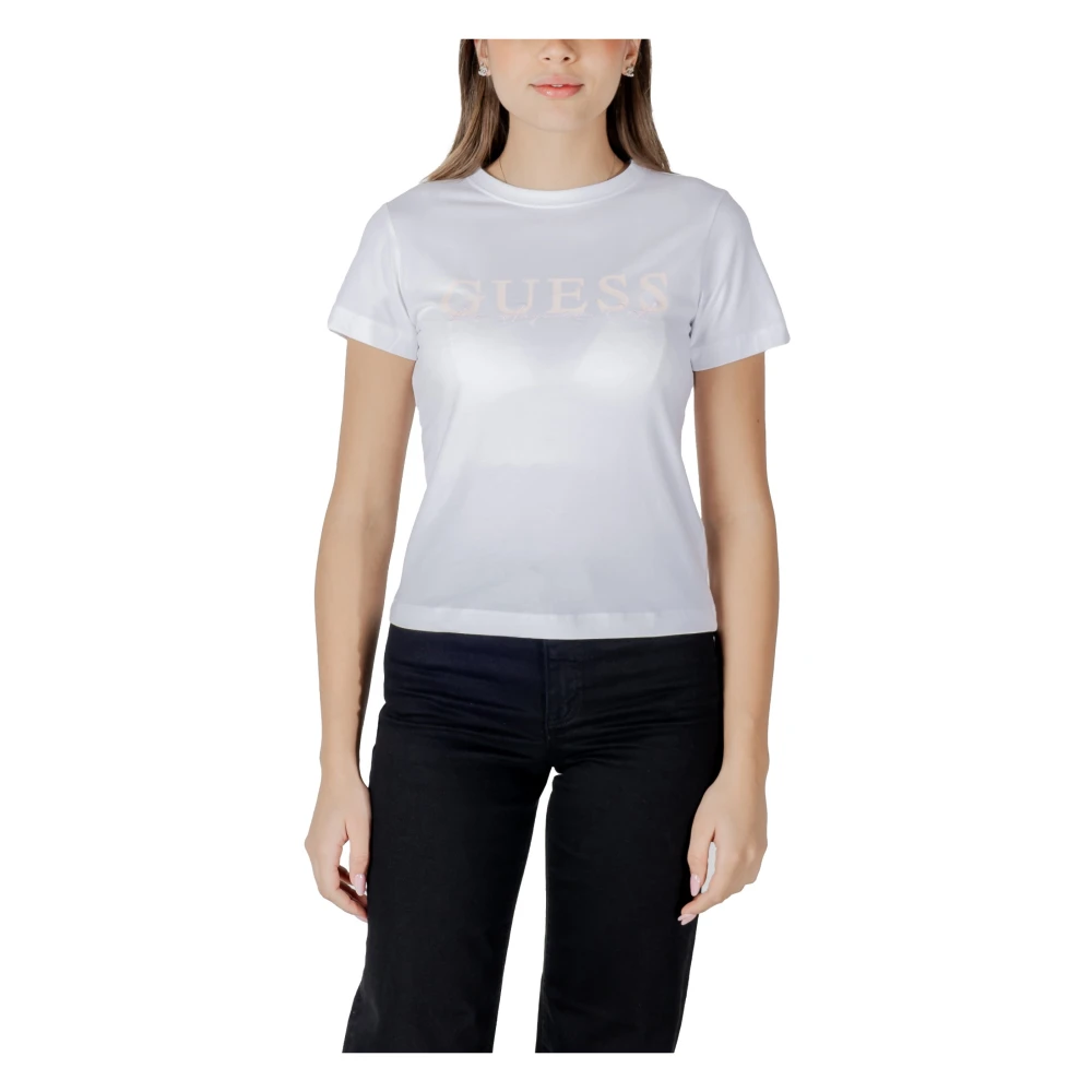 Guess - Tops > T-Shirts - White - Guess - Modalova