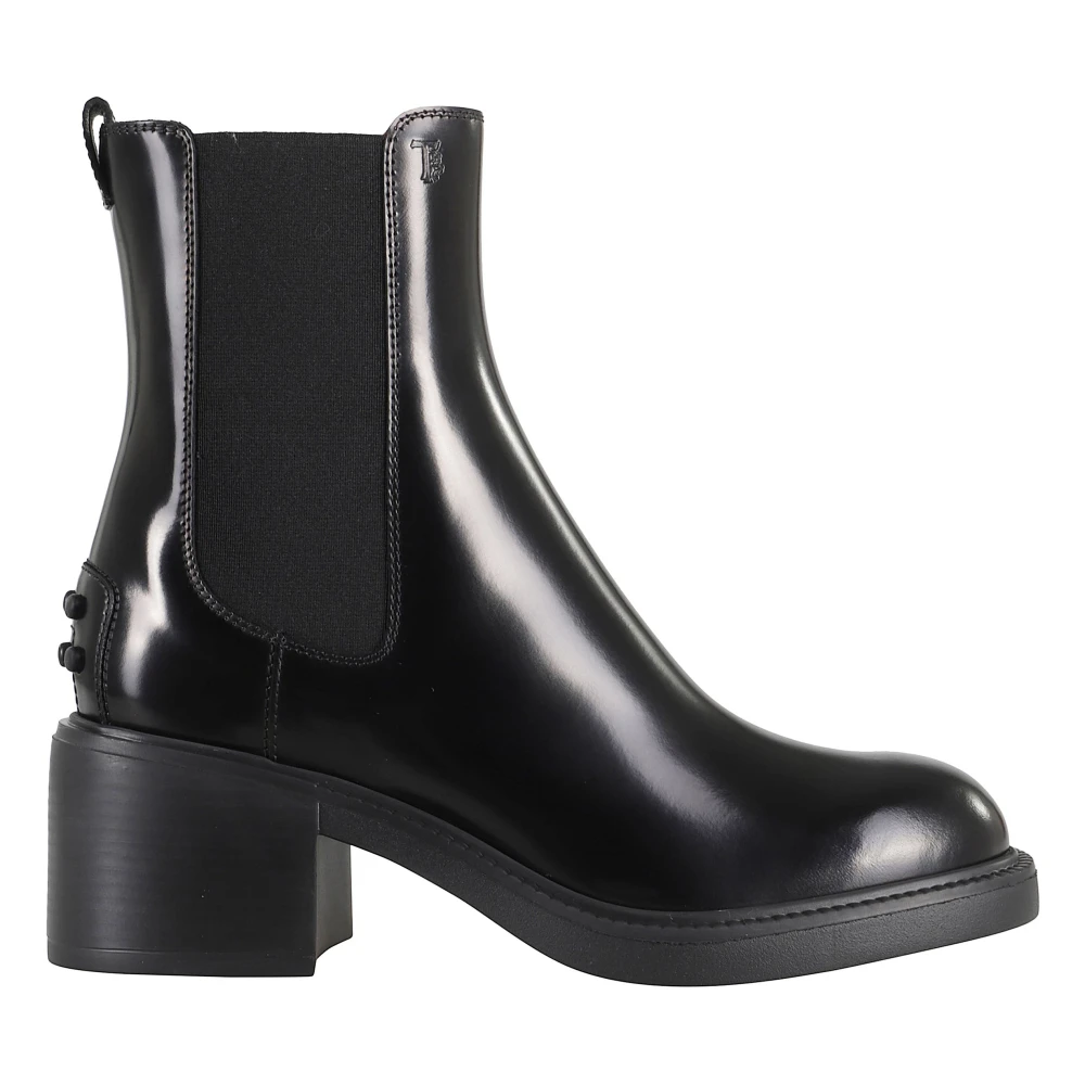 Tod's Women's Black Gomma T60 Ankle Boots