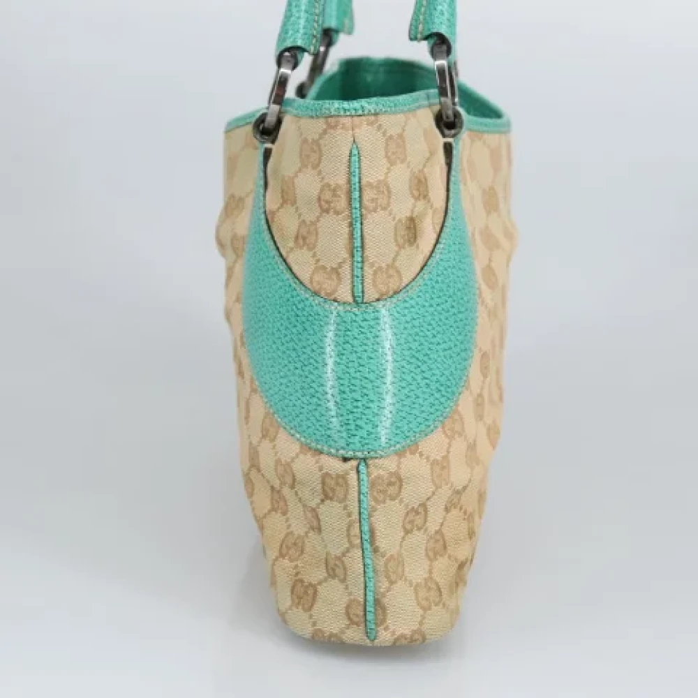 Gucci Vintage Pre-owned Canvas handbags Beige Dames
