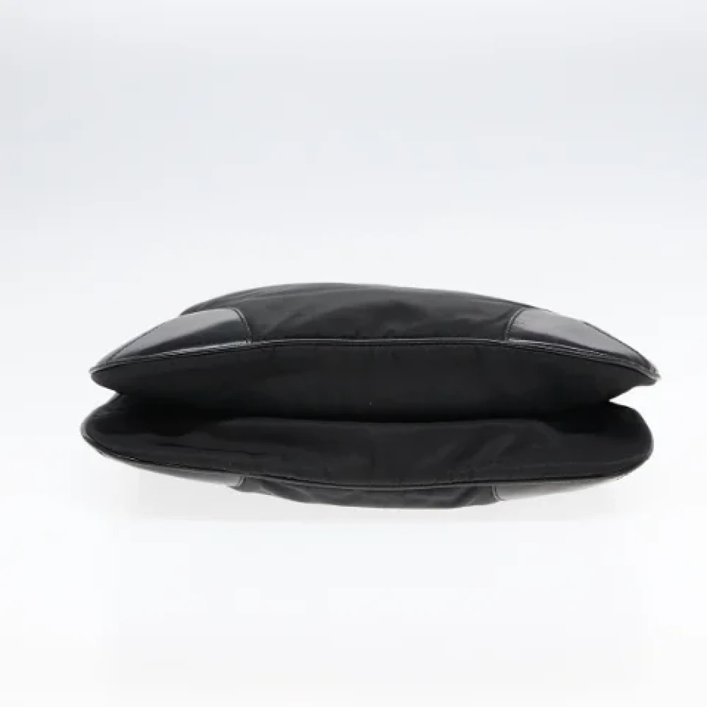 Prada Vintage Pre-owned Nylon shoulder-bags Black Dames