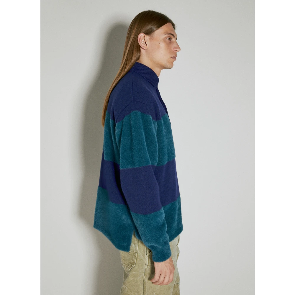 Eytys Gestreepte Gebreide Polotrui Multicolor Heren