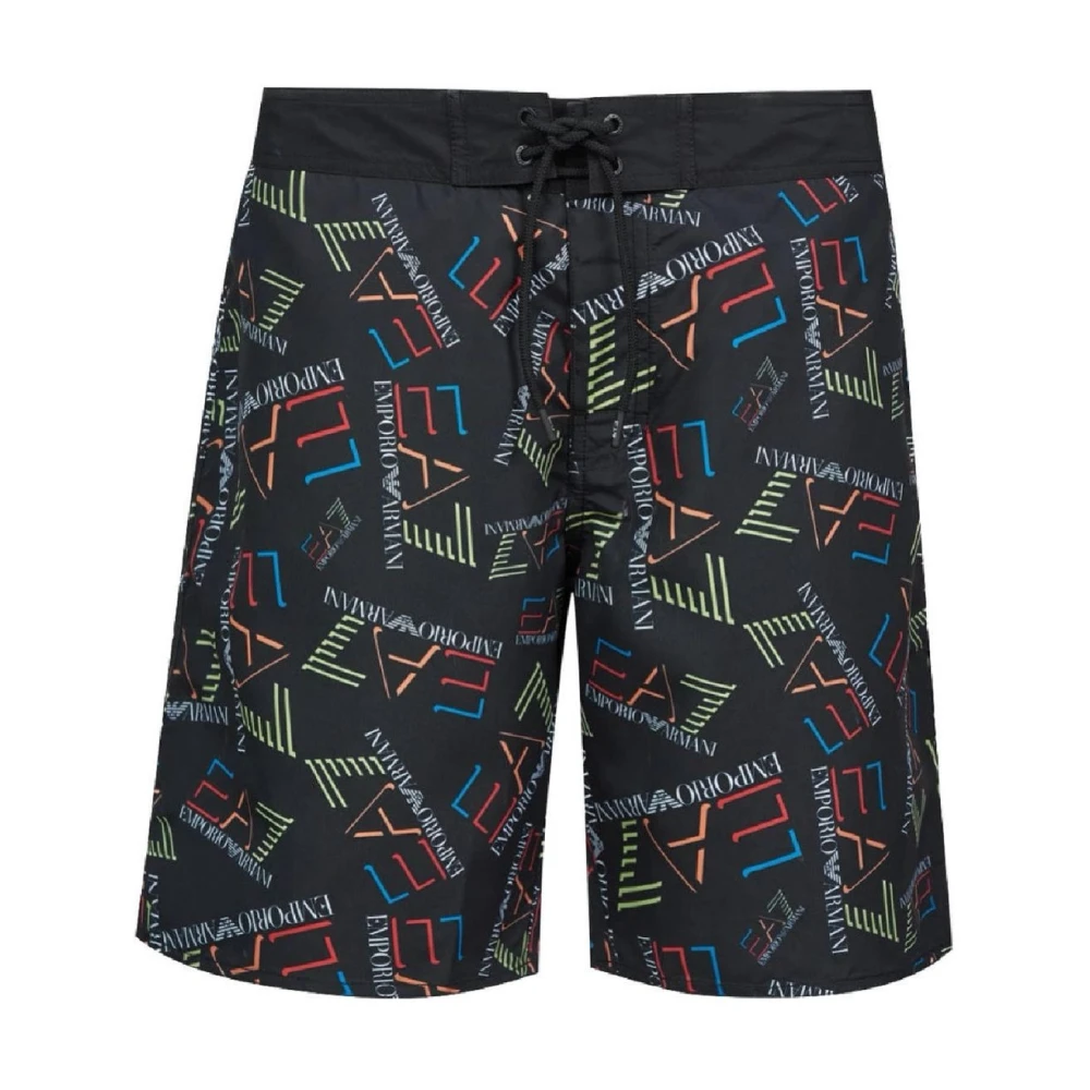 Emporio Armani Ea7 Multicolor Flerfärgad Strandkläder Av Ea7