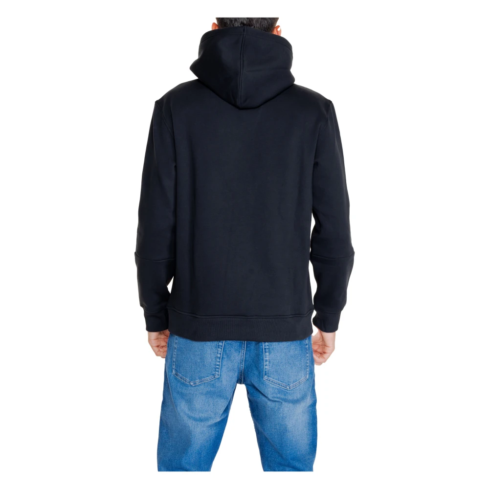 Calvin Klein Jeans Zwarte Hoodie Heren Herfst Winter Black Heren
