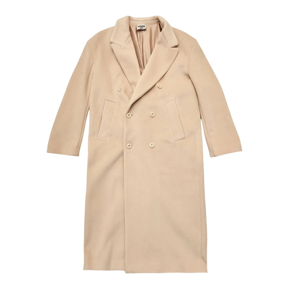 A Paper Kid Beige Jas Cappotto Beige Heren