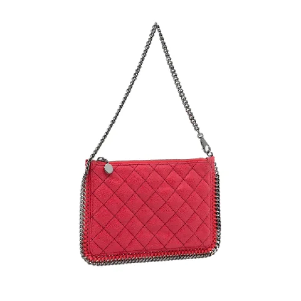 Stella McCartney Pre-owned Canvas shoulder-bags Red Dames